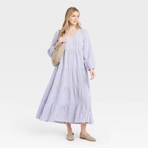 Universal Thread Long Sleeved Tiered Dress